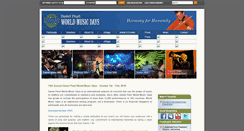 Desktop Screenshot of danielpearlmusicdays.org